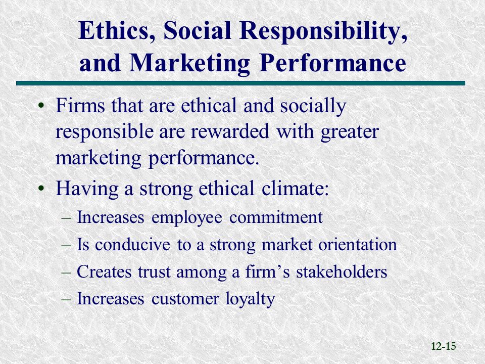 Social responsibility consumerism and the marketing